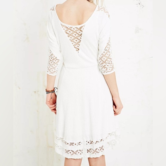 Free People Dress To the Point Lace Dress - White - Medium - Picture 1 of 7